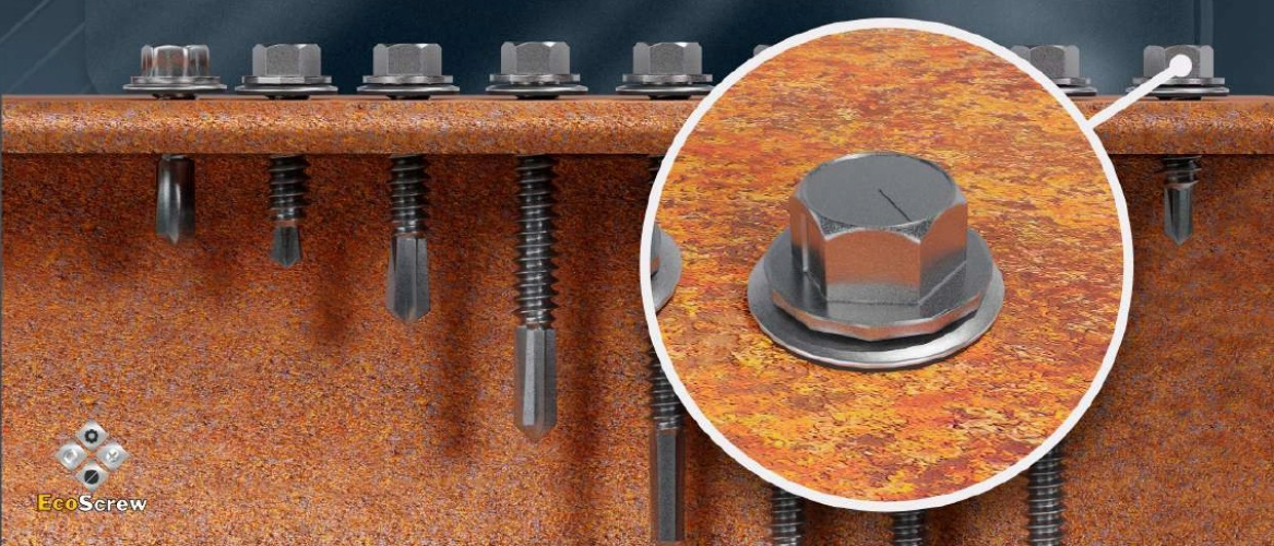 Parafuso Auto Brocante Sextavado 5,3x25mm (12x3/4) 250pçs